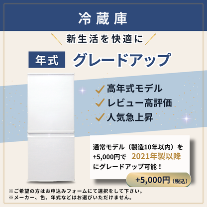 選べる中古冷蔵庫セット(120〜170L)